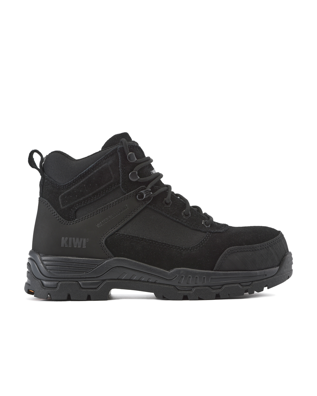 Kiwi Trek Black Suede/Nylon 5" Steel Toe Water Resistant Work Boots [63500]