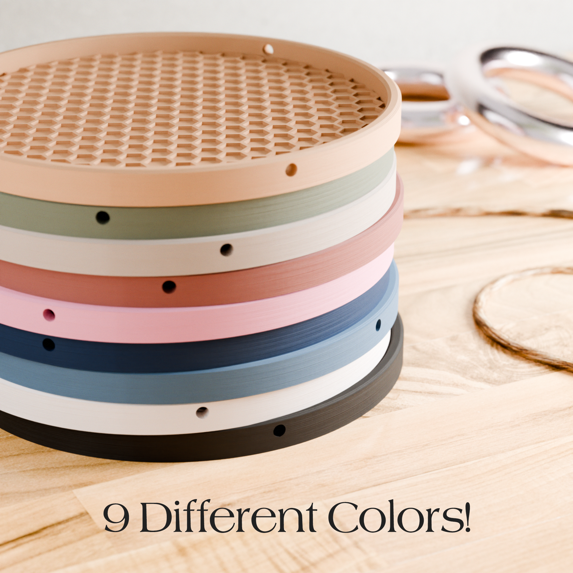 Hanging Plant Pot Tray | Honeycomb